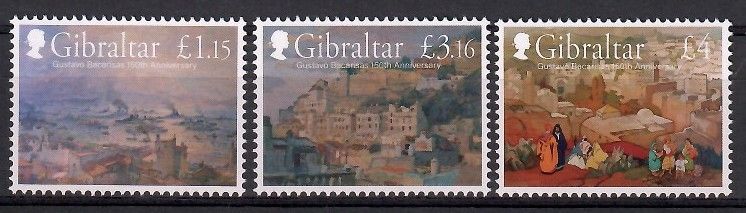 Znaczek Gibraltar 2022 Mi 2060-2062 Czyste **