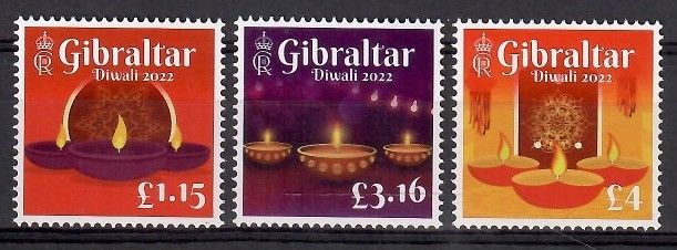 Znaczek Gibraltar 2022 Mi 2076-2078 Czyste **