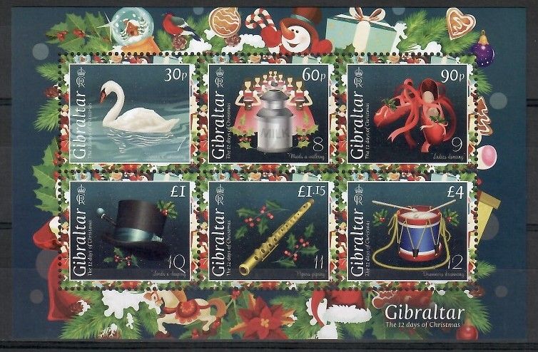 Znaczek Gibraltar 2022 Mi bl 154 Czyste **