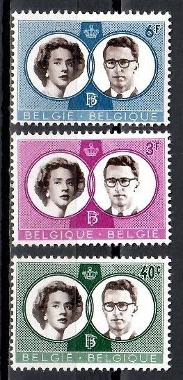 Znaczek Belgia 1960 Mi 1228-1230 Czyste **