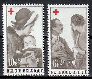Znaczek Belgia 1968 Mi 1509-1510 Czyste **