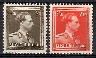 Znaczek Belgia 1956 Mi 898-899B Czyste **