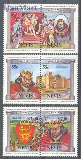 Znaczek Nevis 1984 Mi 214-219 Czyste **