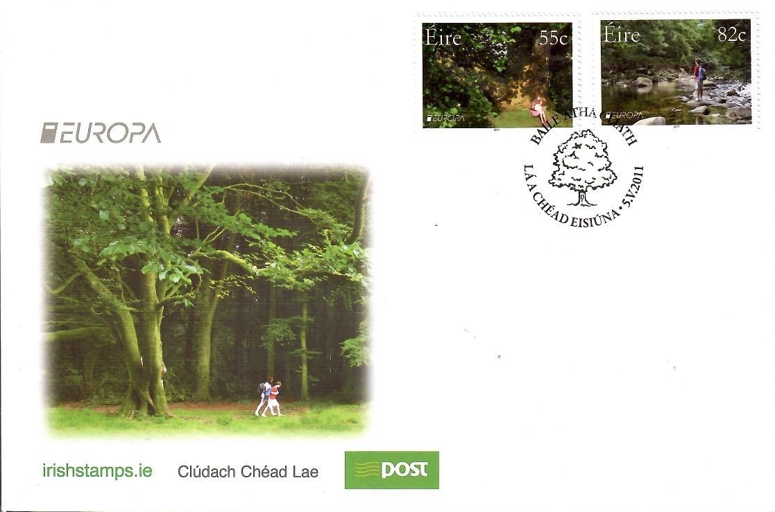 Znaczek Irlandia 2011 Mi 1967-1968 FDC