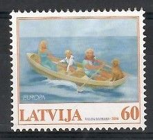 Znaczek Łotwa 2004 Mi 613 Czyste **