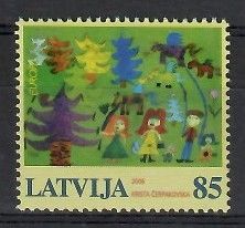 Znaczek Łotwa 2006 Mi 674 Czyste **