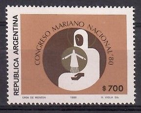 Znaczek Argentyna 1980 Mi 1481 Czyste **