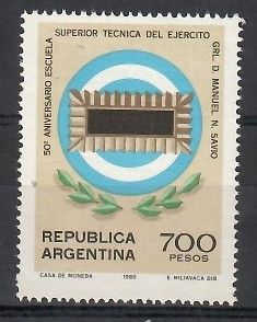 Znaczek Argentyna 1980 Mi 1497 Czyste **