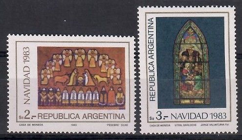 Znaczek Argentyna 1983 Mi 1679-1680 Czyste **