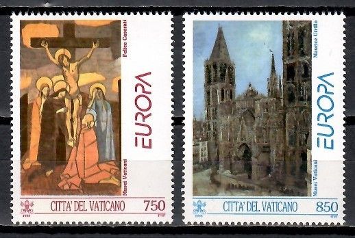 Znaczek Watykan 1993 Mi 1099-1100 Czyste **