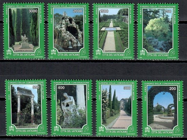 Znaczek Watykan 1995 Mi 1145-1152 Czyste **