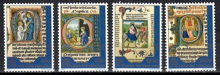 Znaczek Watykan 1995 Mi 1163-1166 Czyste **