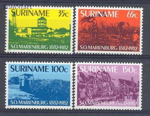 Znaczek Surinam 1982 Mi 993-996 Czyste **