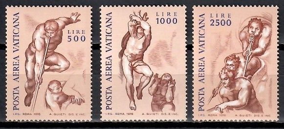 Znaczek Watykan 1976 Mi 675-677 Czyste **