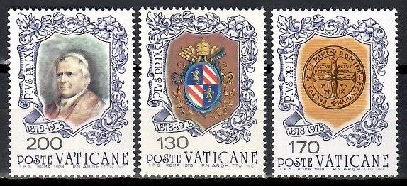 Znaczek Watykan 1978 Mi 720-722 Czyste **