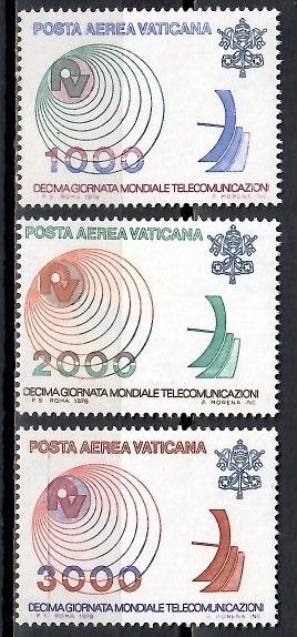 Znaczek Watykan 1978 Mi 723-725 Czyste **