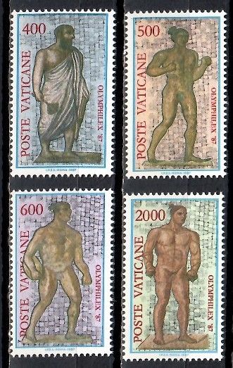 Znaczek Watykan 1987 Mi 916-919 Czyste **