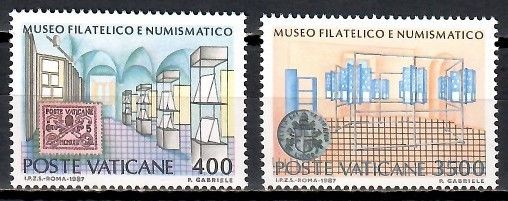 Znaczek Watykan 1987 Mi 924-925 Czyste **