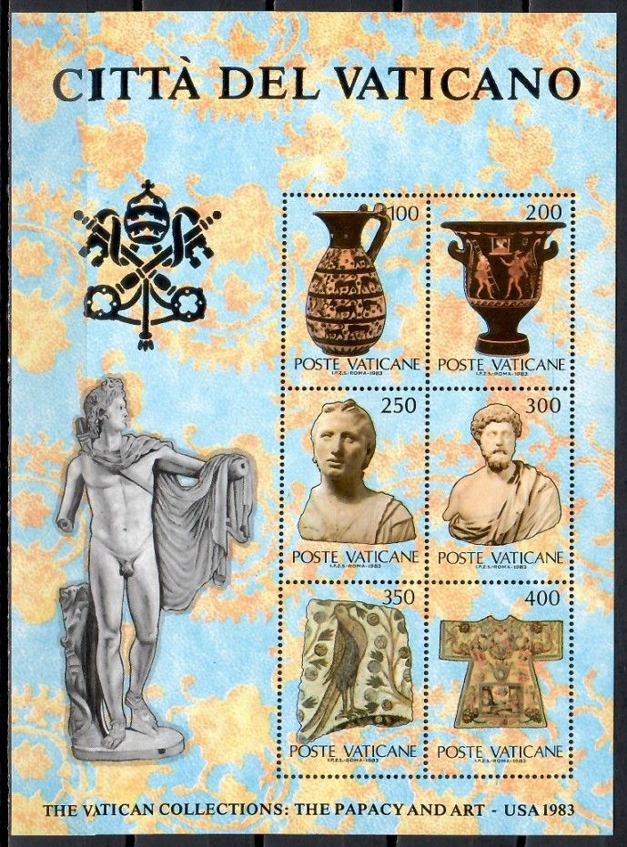 Znaczek Watykan 1983 Mi bl 5 Czyste **