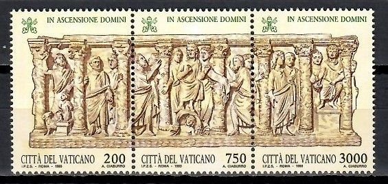 Znaczek Watykan 1993 Mi 1090-1092 Czyste **