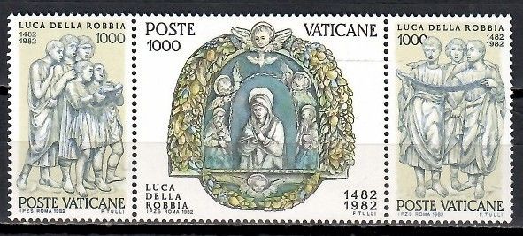 Znaczek Watykan 1982 Mi 805-807 Czyste **