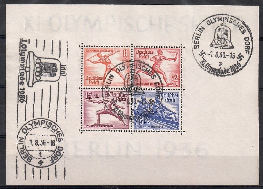 Znaczek Deutsches Reich / III Rzesza 1936 Mi bl 6 Stemplowane