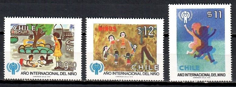 Znaczek Chile 1979 Mi 913-915 Czyste **