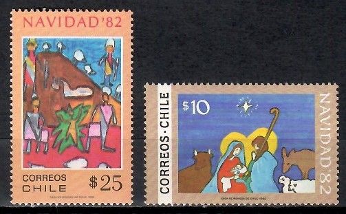 Znaczek Chile 1982 Mi 995-996 Czyste **