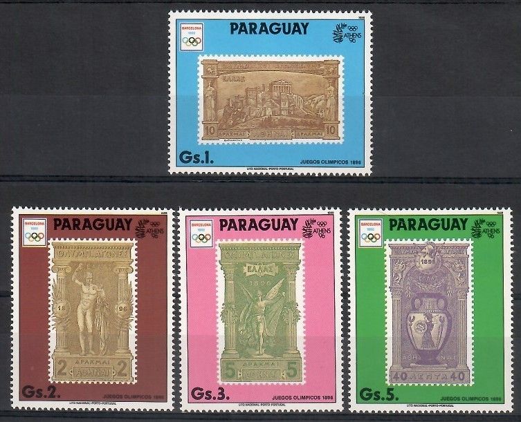 Znaczek Paragwaj 1990 Mi 4445-4448 Czyste **
