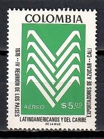 Znaczek Kolumbia 1976 Mi 1301 Czyste **