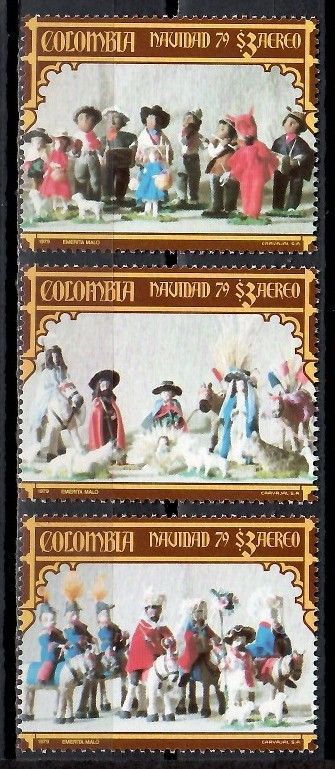 Znaczek Kolumbia 1979 Mi 1408-1410 Czyste **