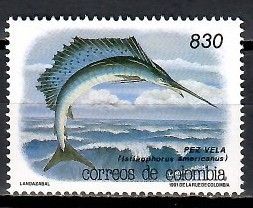 Znaczek Kolumbia 1991 Mi 1837 Czyste **