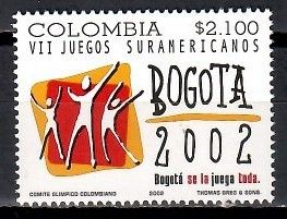 Znaczek Kolumbia 2002 Mi 2177 Czyste **