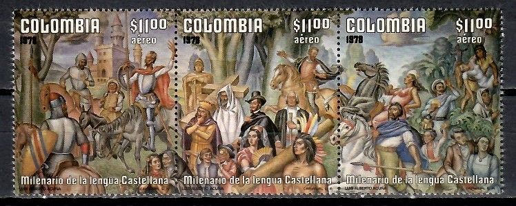 Znaczek Kolumbia 1978 Mi 1376-1378 Czyste **