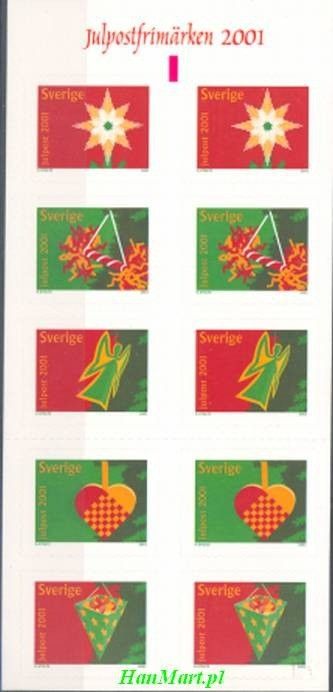 Znaczek Szwecja 2001 Mi mh 2259-2263 Czyste **