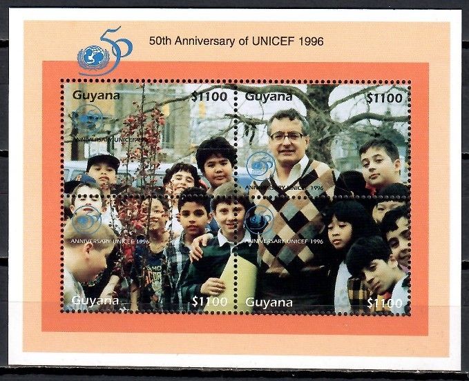 Znaczek Gujana 1996 Mi 5428-5431 Czyste **