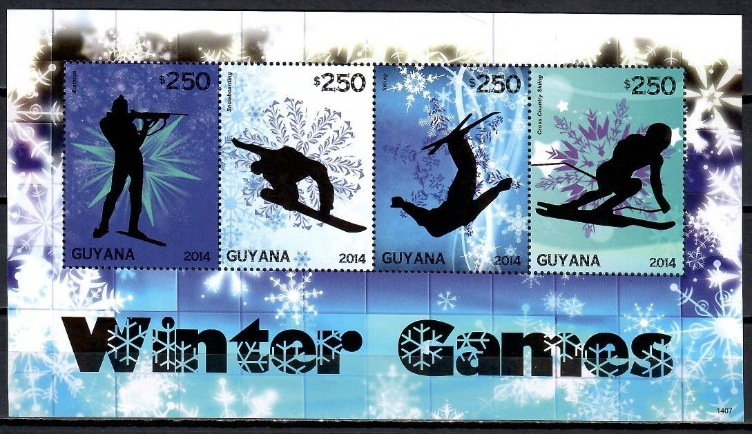 Znaczek Gujana 2014 Mi 8727-8730 Czyste **