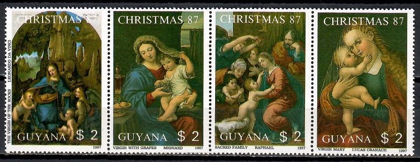 Znaczek Gujana 1988 Mi 2065-2068 Czyste **