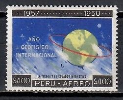 Znaczek Peru 1961 Mi 599 Czyste **