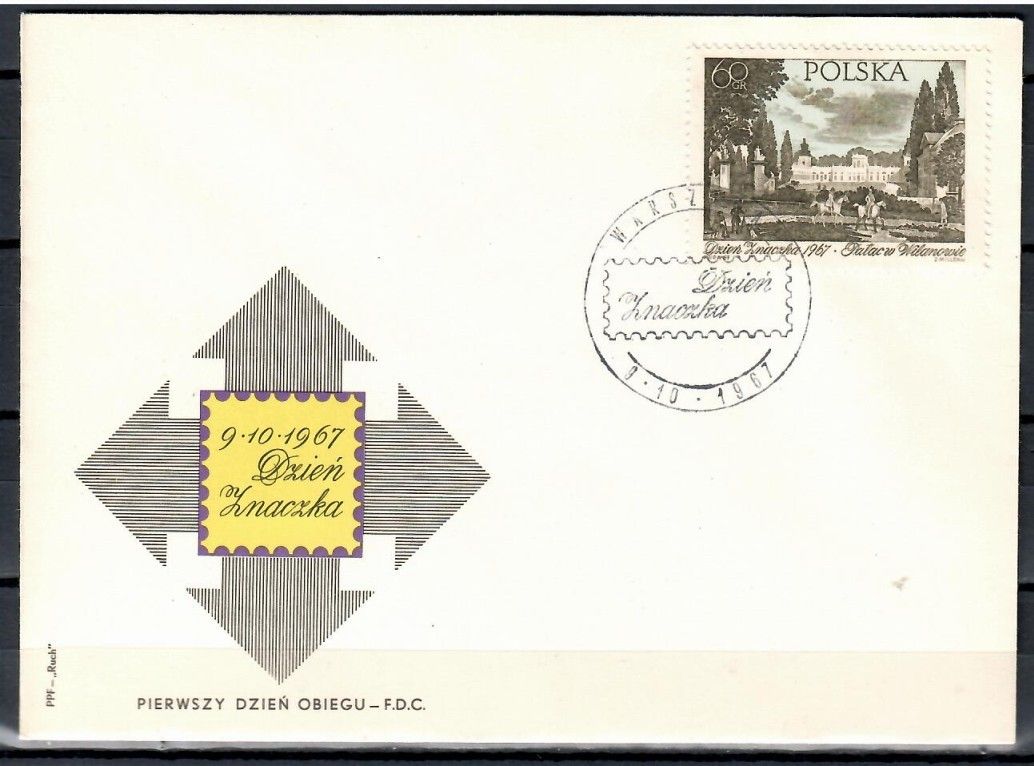 Znaczek Polska 1967 Mi 1796 Fi 1643 FDC
