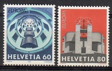 Znaczek Szwajcaria 1993 Mi 1499-1500 Czyste **