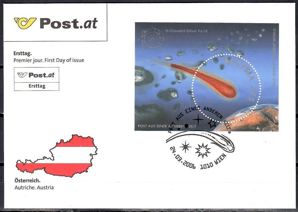 Znaczek Austria 2006 Mi bl 32 FDC