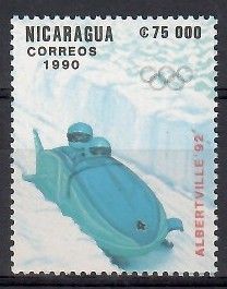 Znaczek Nikaragua 1990 Mi 3015 Czyste **