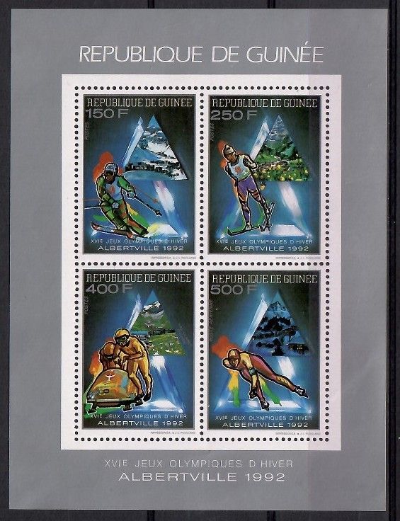Znaczek Gwinea 1990 Mi ark 1273-1276 Czyste **
