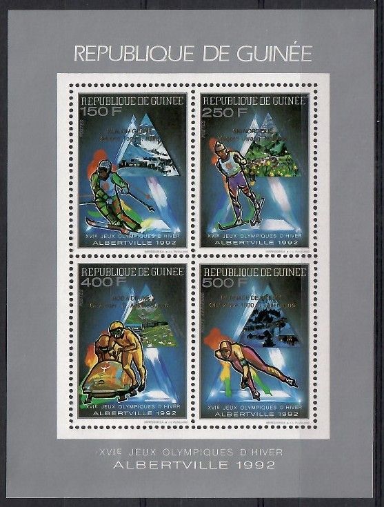 Znaczek Gwinea 1993 Mi ark 1408-1411aA Czyste **