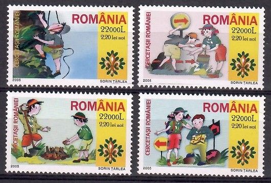 Znaczek Rumunia 2005 Mi 5943-5946 Czyste **