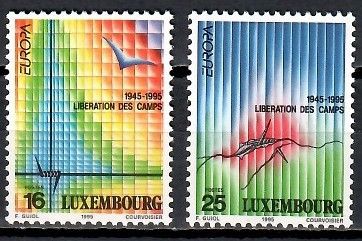 Znaczek Luksemburg 1995 Mi 1368-1369 Czyste **