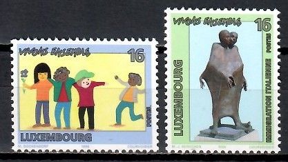 Znaczek Luksemburg 1996 Mi 1398-1399 Czyste **
