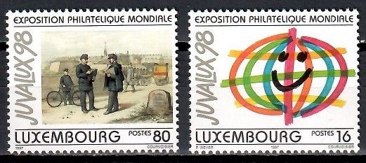 Znaczek Luksemburg 1997 Mi 1423-1424 Czyste **