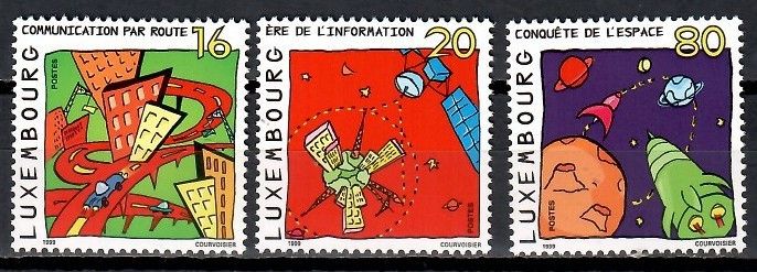 Znaczek Luksemburg 1999 Mi 1481-1483 Czyste **